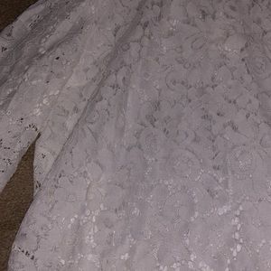 White lace top